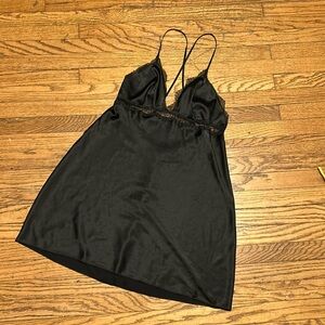 Victoria’s Secret babydoll nightie chemise slip dress lingerie large l